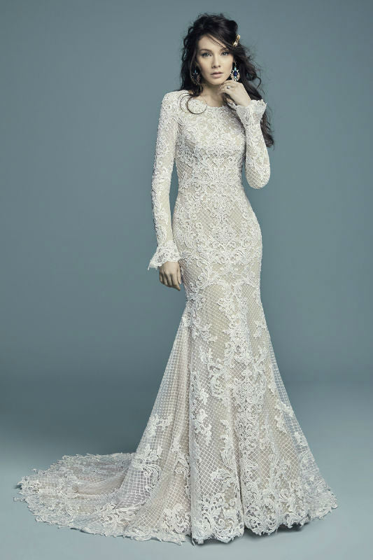 fitted lace wedding dress 8MC802 - Maggie Sottero