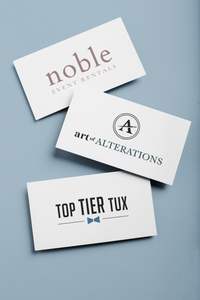 Sister Stores Top Tier Tux Art of Alterations and Noble Event Rentals